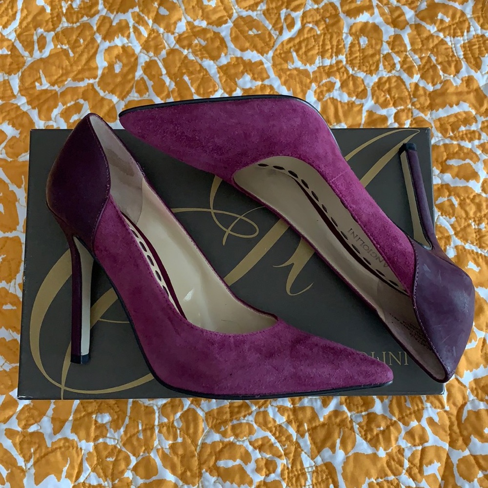 Enzo Angiolini Purple Suede Pumps